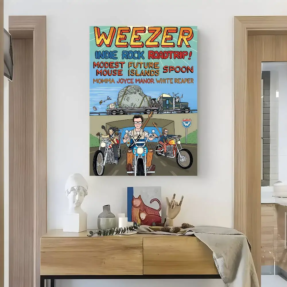 Plakat Weezer - grafika muzyczna do pokoju Wzór 5
