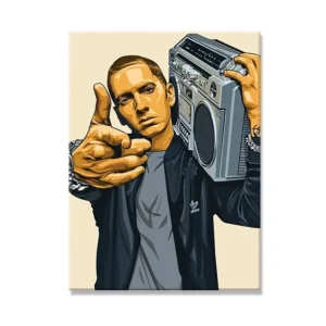 Plakat West Coast Rap - Biggie i Tupac Wzór 1