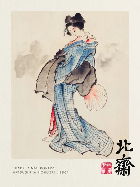 Wielka fala Hokusai - plakat na płótnie Sku 2
