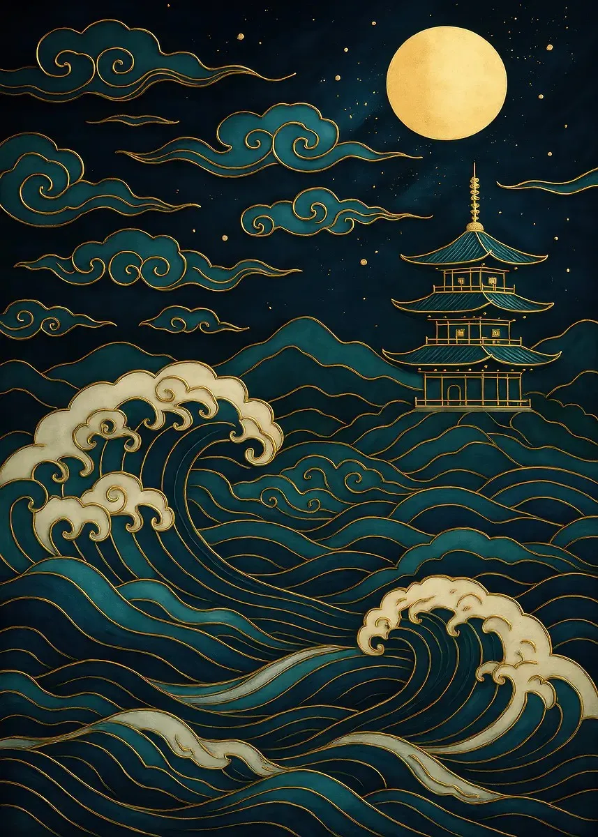 Plakat Wielka fala Hokusai Xx 5