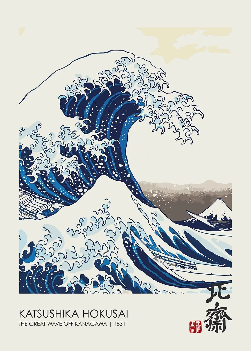 Plakat Wielka fala Hokusai Xx 8