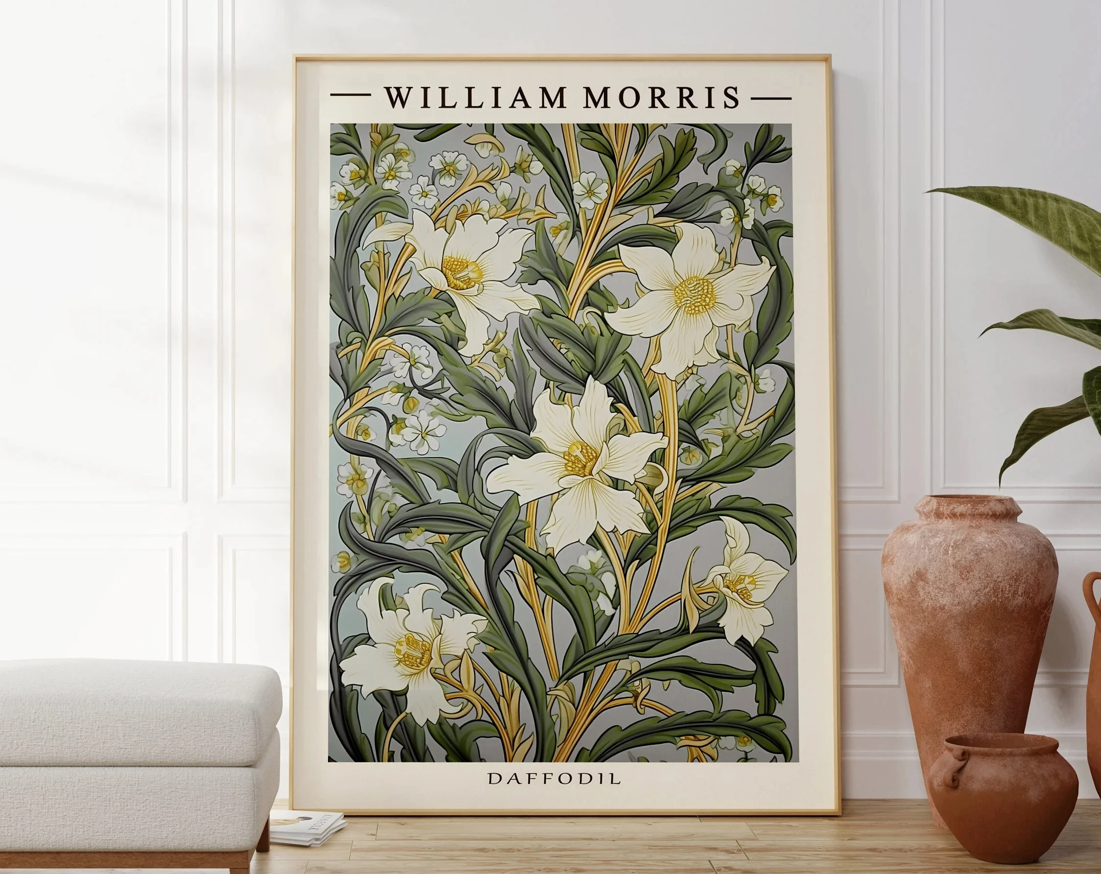 Plakat William Morris - botaniczny wzór Wzór 1