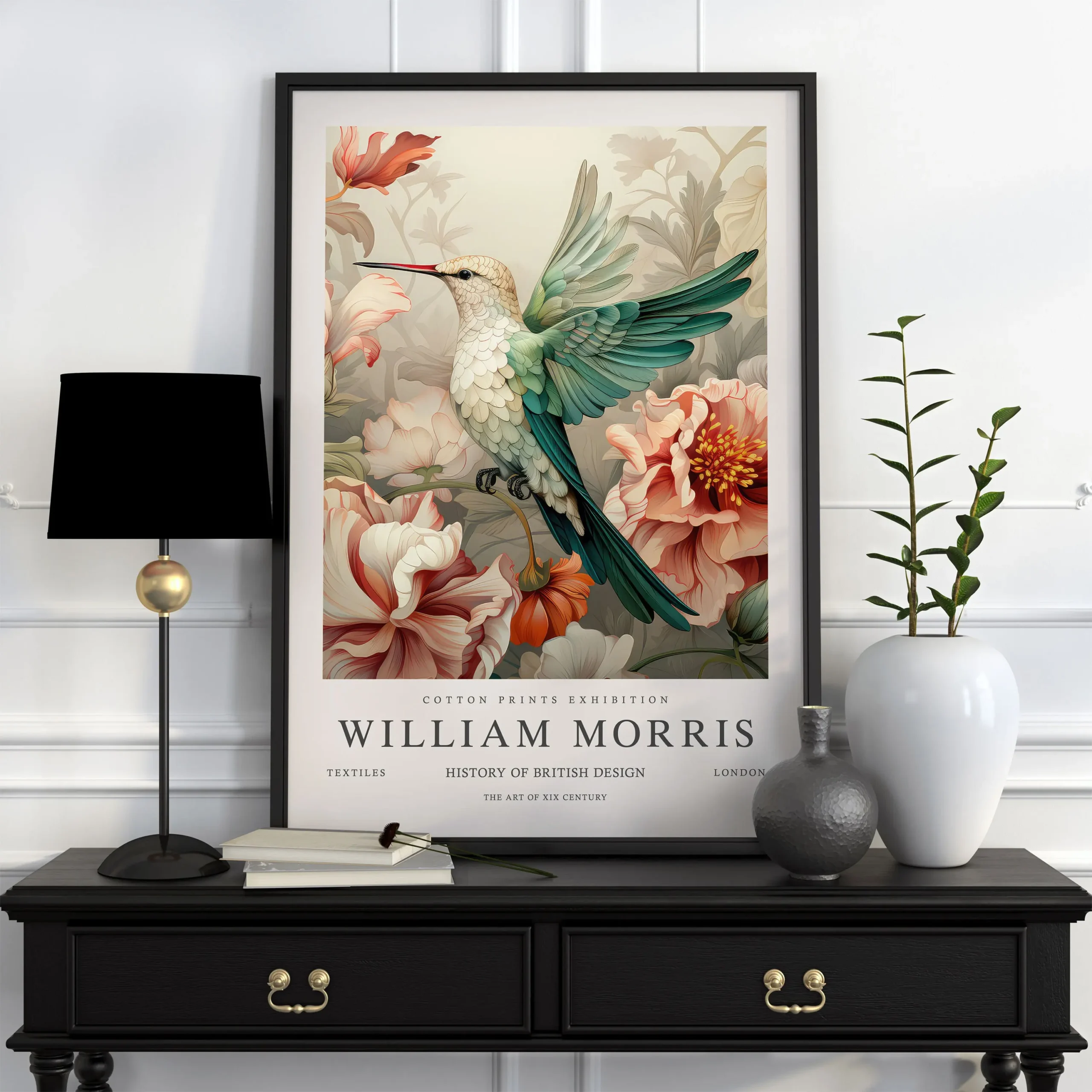 Plakat William Morris – botaniczny vintage Wzór 10