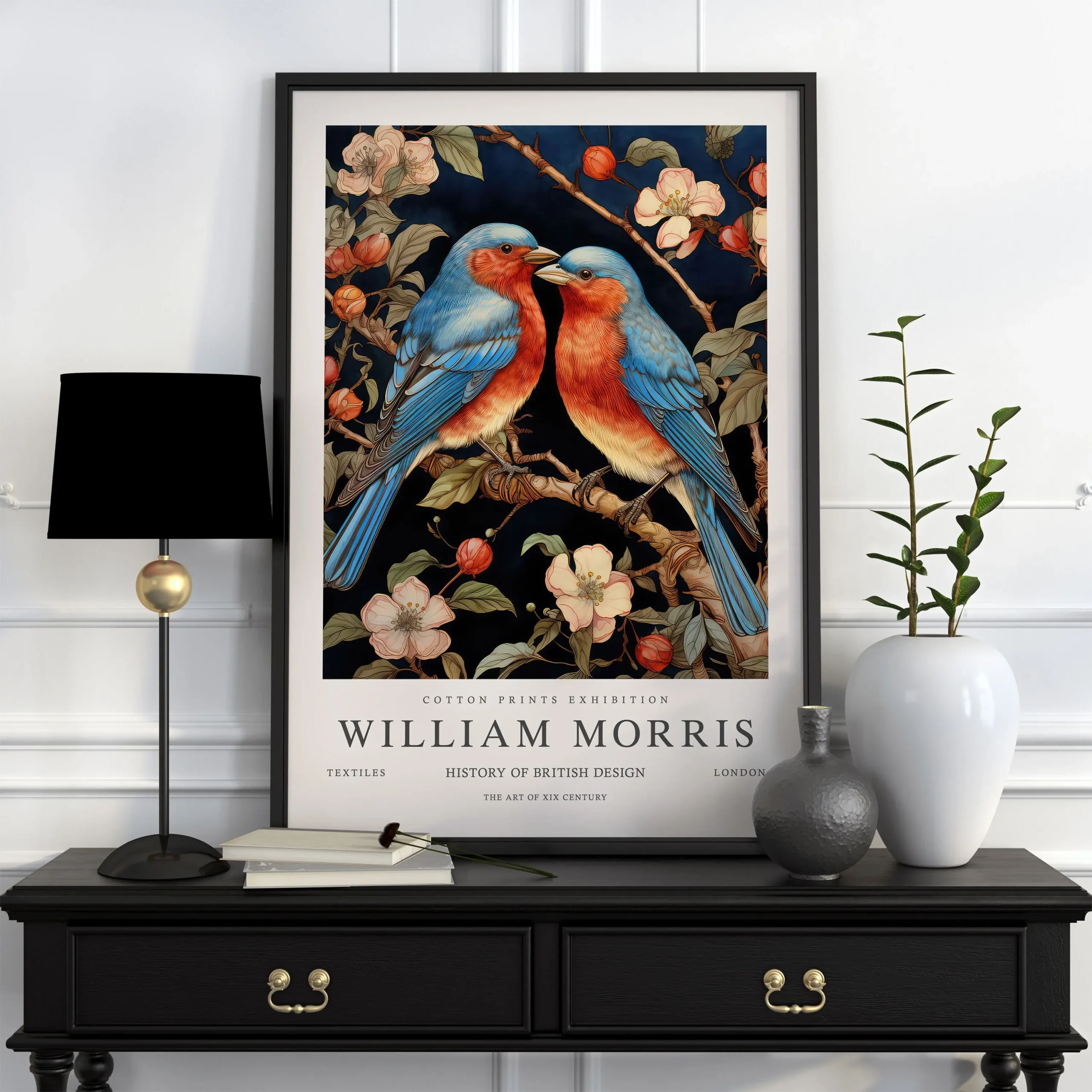 Plakat William Morris – botaniczny vintage Wzór 11