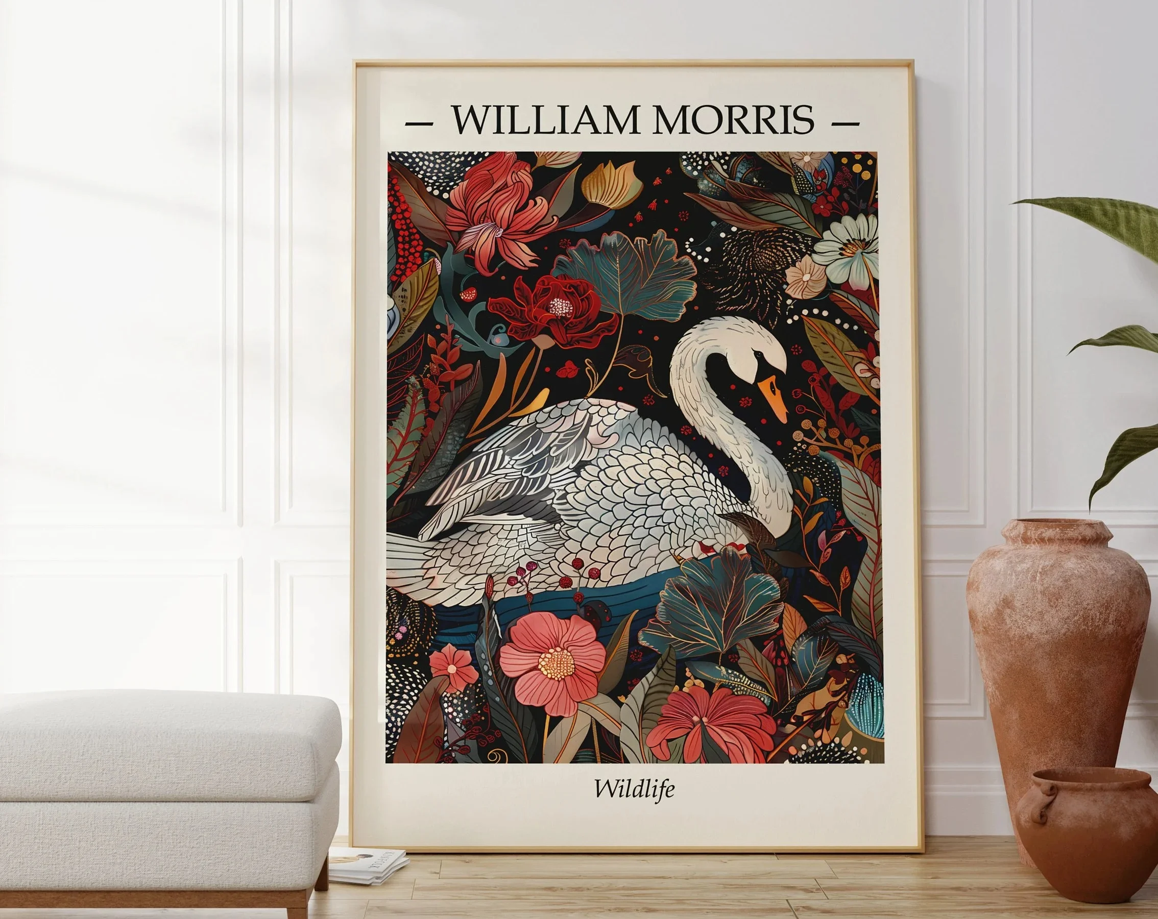 Plakat William Morris - botaniczny wzór Wzór 4