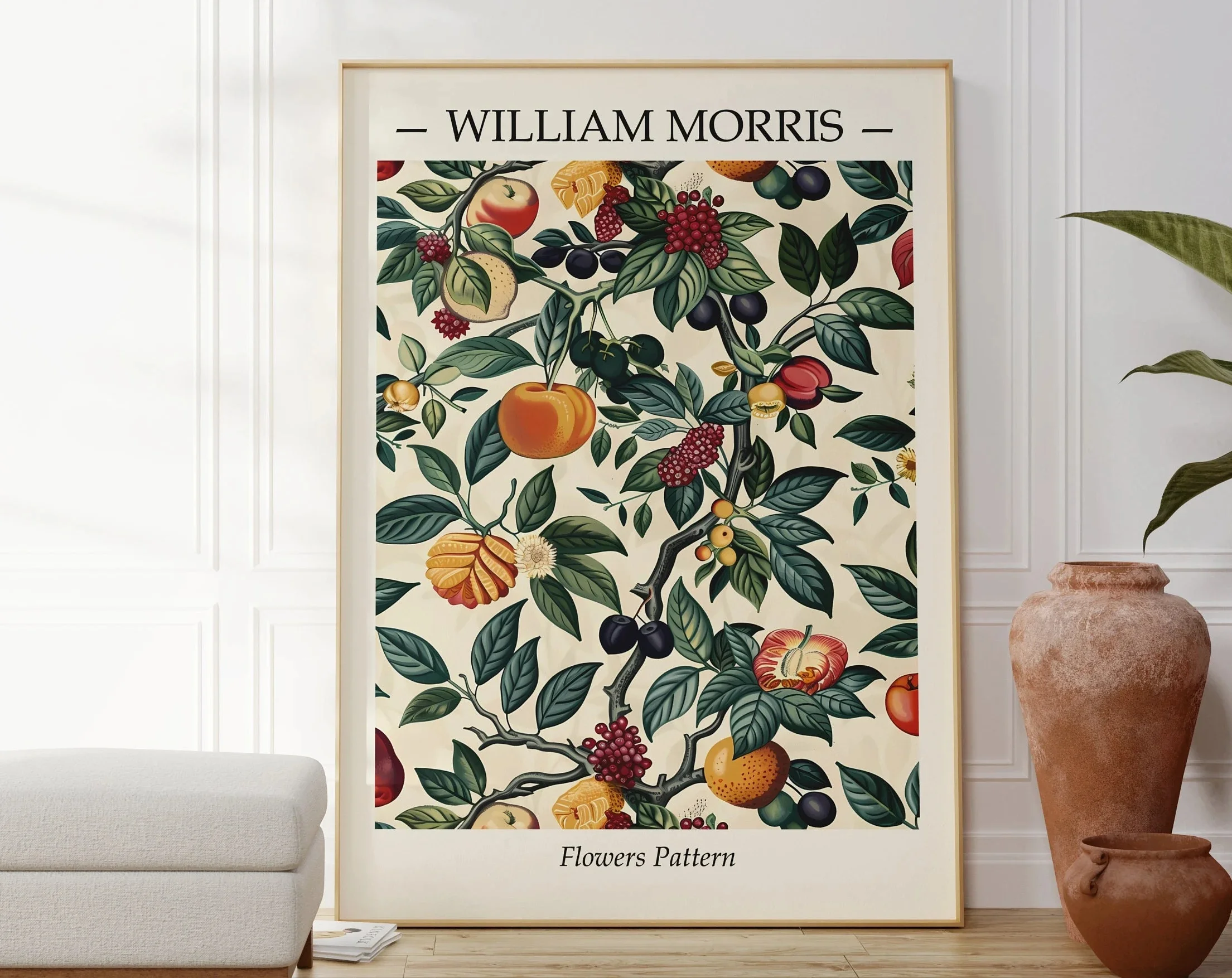 Plakat William Morris - botaniczny wzór Wzór 7