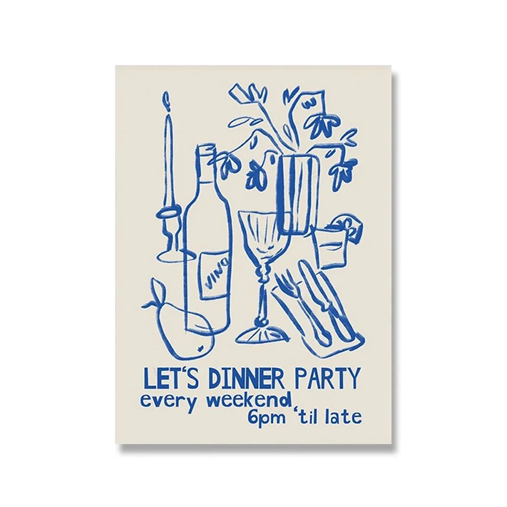 Plakat wino i ser - estetyczna grafika kuchenna Wzór 2