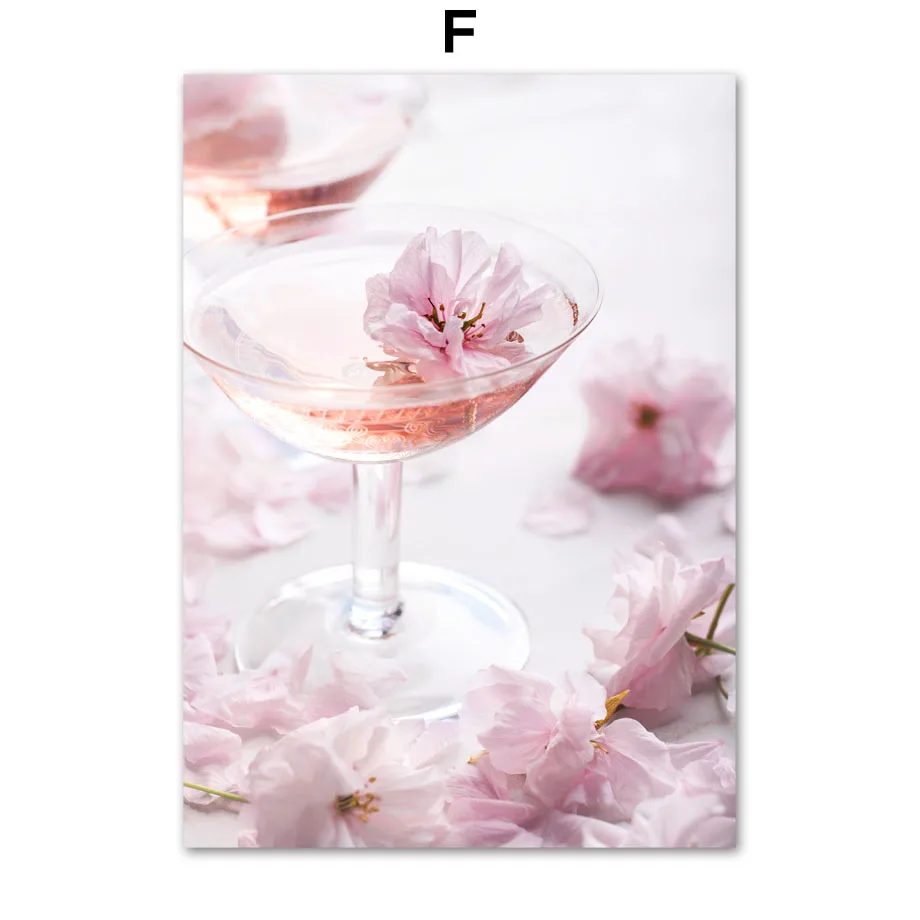 Plakat wiosenne kwiaty - róża, piwonia i sakura Jasnoszary