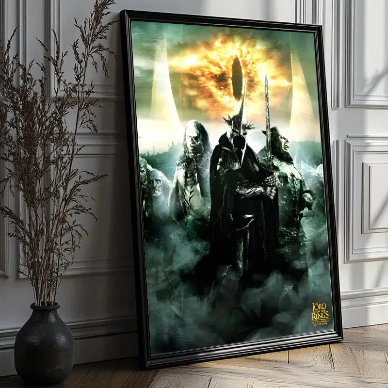 Plakat Władca Pierścieni - filmowy Black12