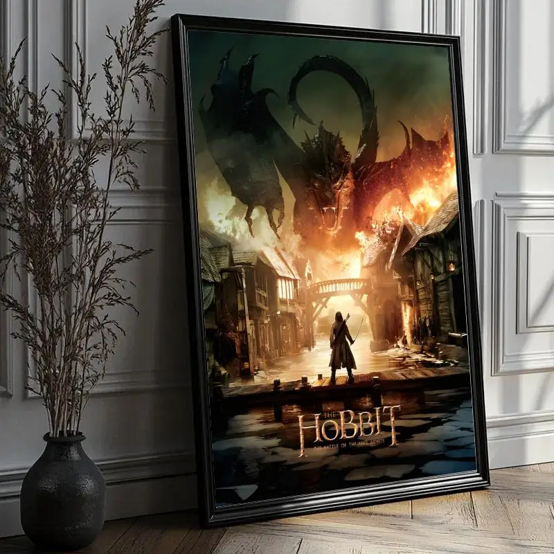 Plakat Władca Pierścieni - filmowy Black15