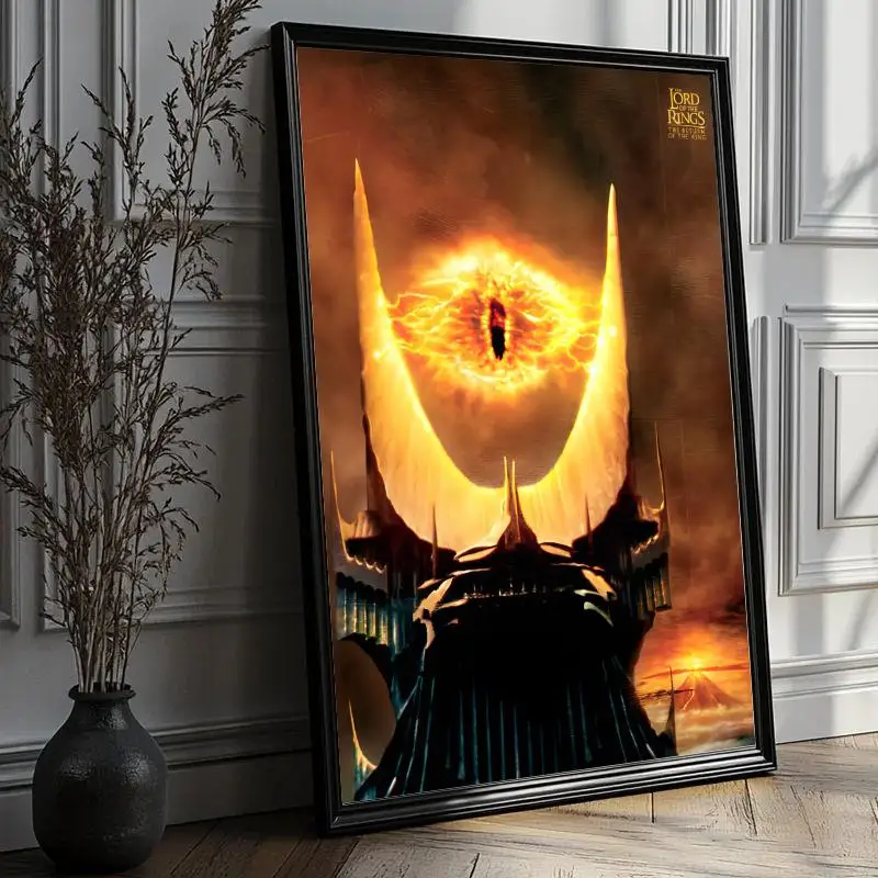 Plakat Władca Pierścieni - filmowy Black17