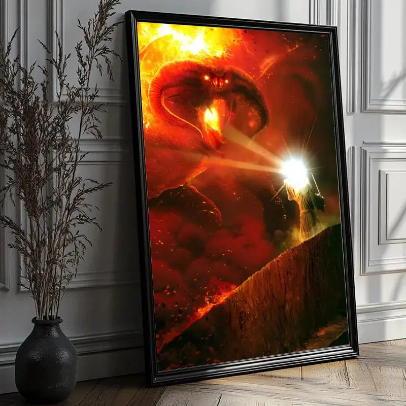 Plakat Władca Pierścieni – filmowy Black3