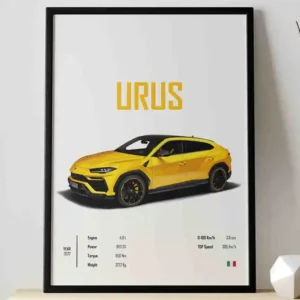 Plakat włoskie supersamochody pop retro Wzór 1