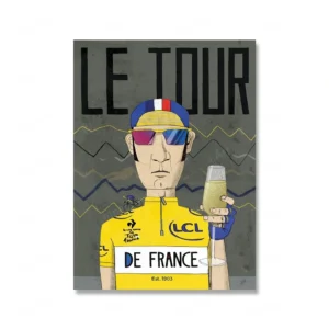 Plakat wyścigi kolarskie Tour de France Wzór 1