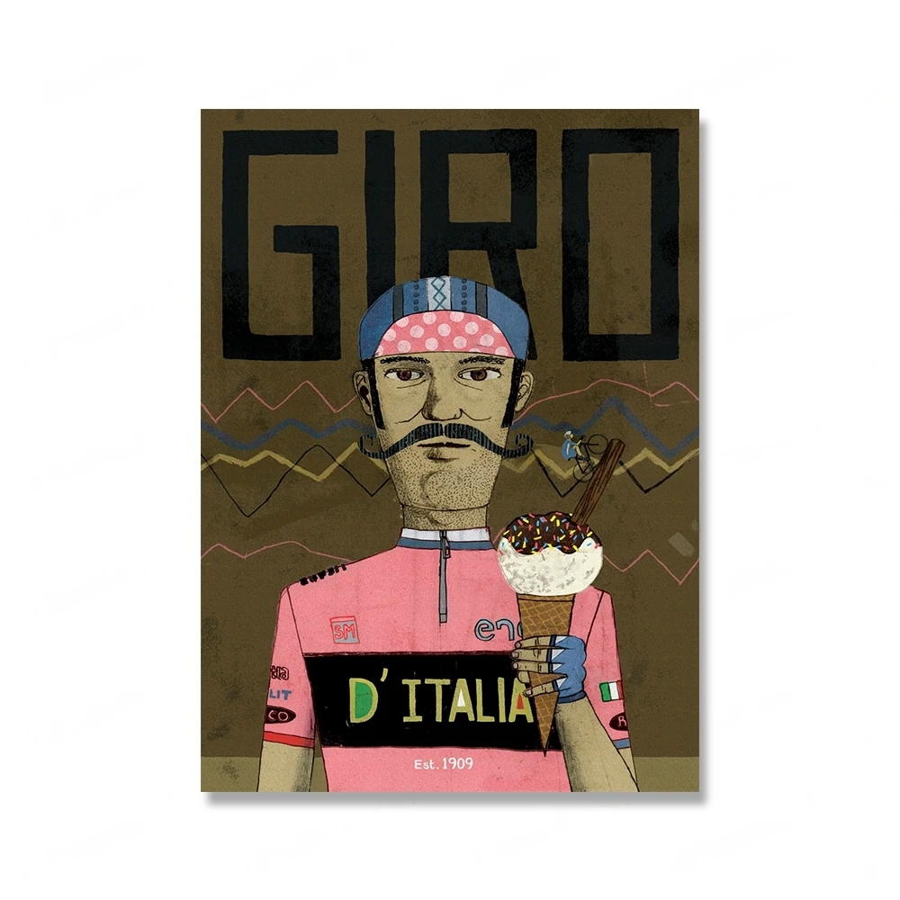 Plakat wyścigi kolarskie Tour de France Wzór 2
