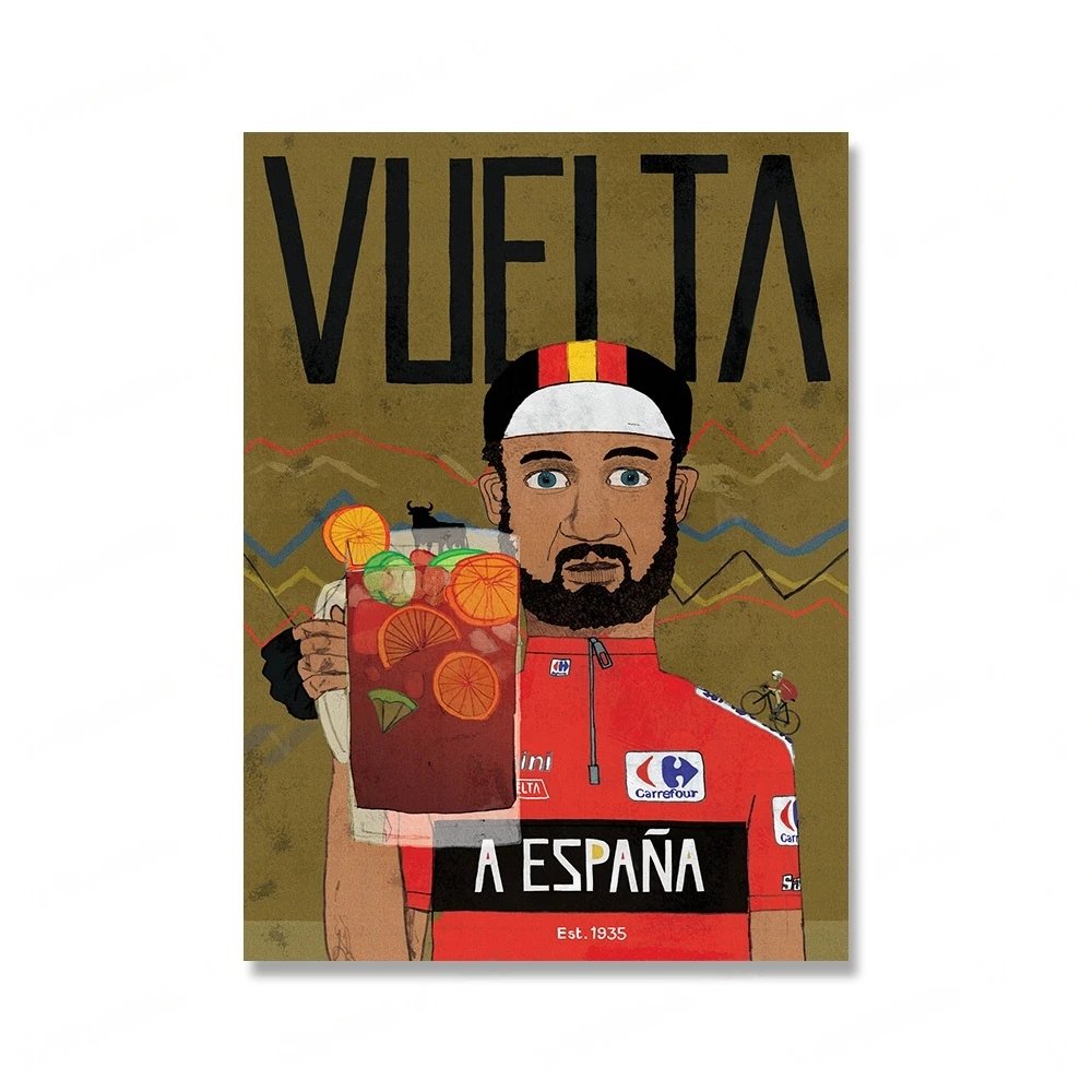 Plakat wyścigi kolarskie Tour de France Wzór 3