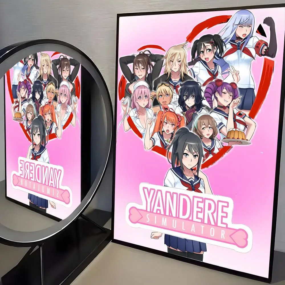 Plakat Yandere Simulator - gra wideo Black10