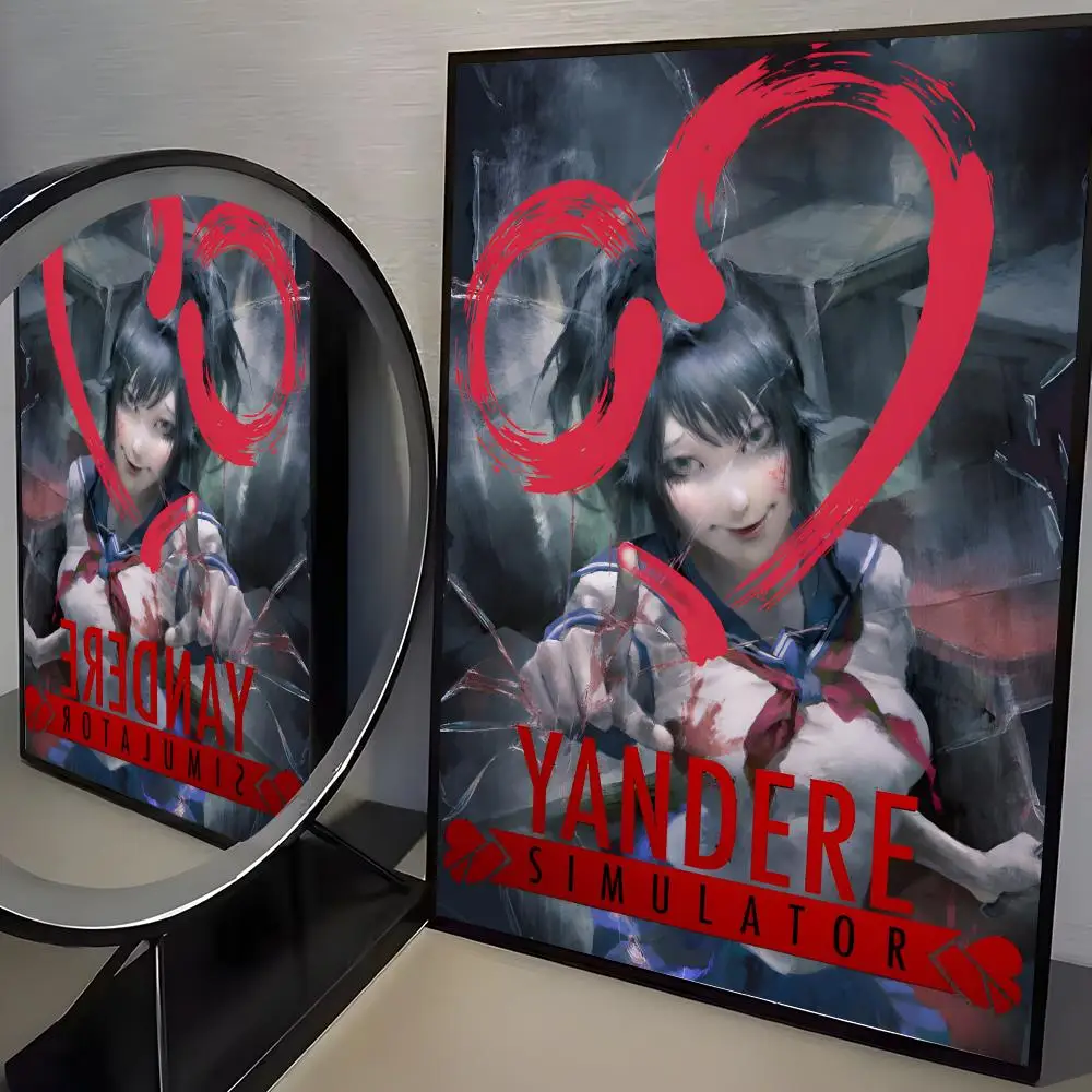 Plakat Yandere Simulator - gra wideo Black2