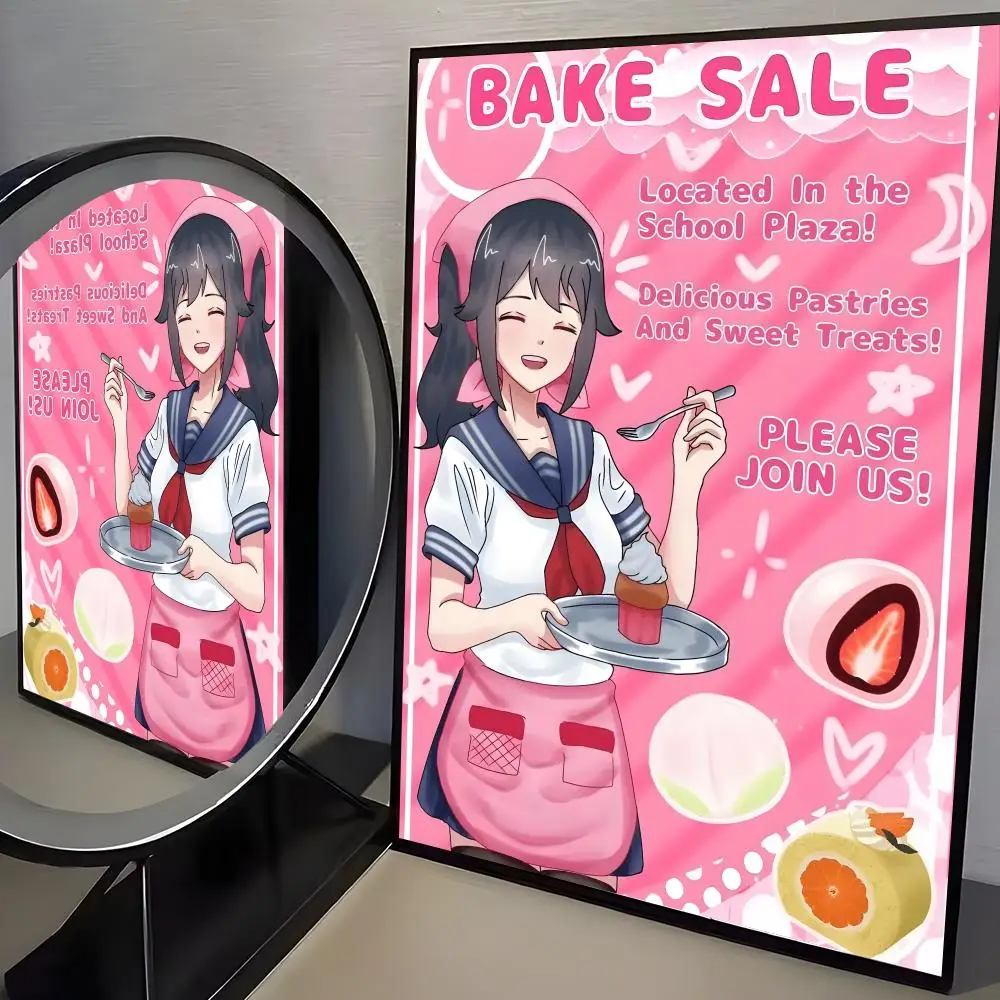 Plakat Yandere Simulator - gra wideo Black7