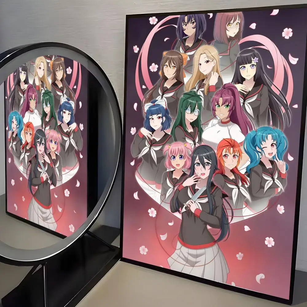 Plakat Yandere Simulator - gra wideo Black8