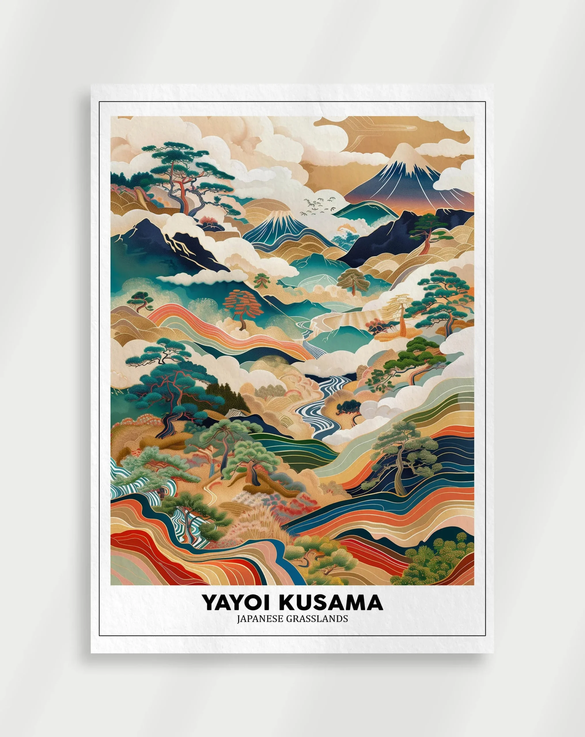 Plakat Yayoi Kusama dynia i kropki Wzór 6