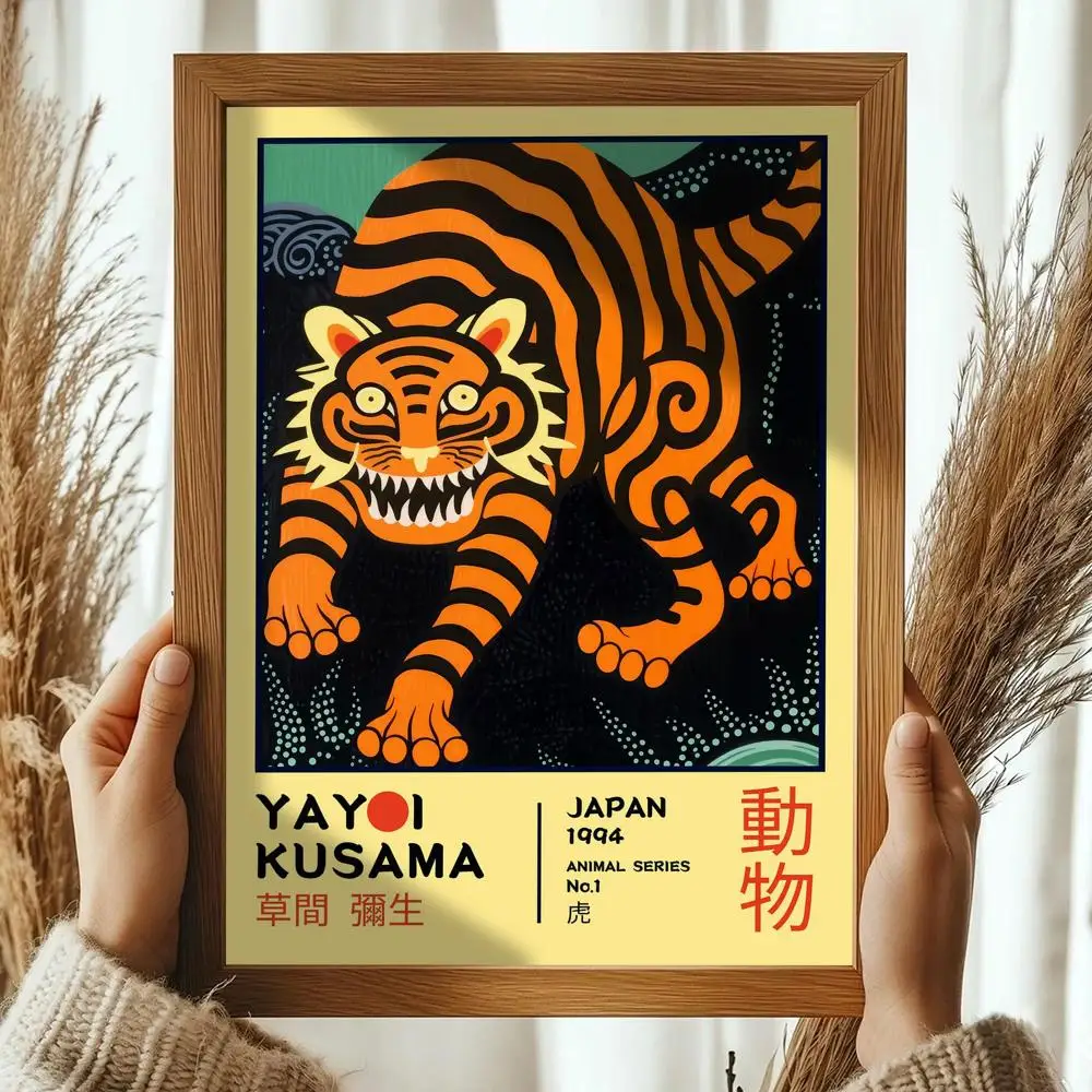 Plakat Yayoi Kusama – pop art z kropkami Black11