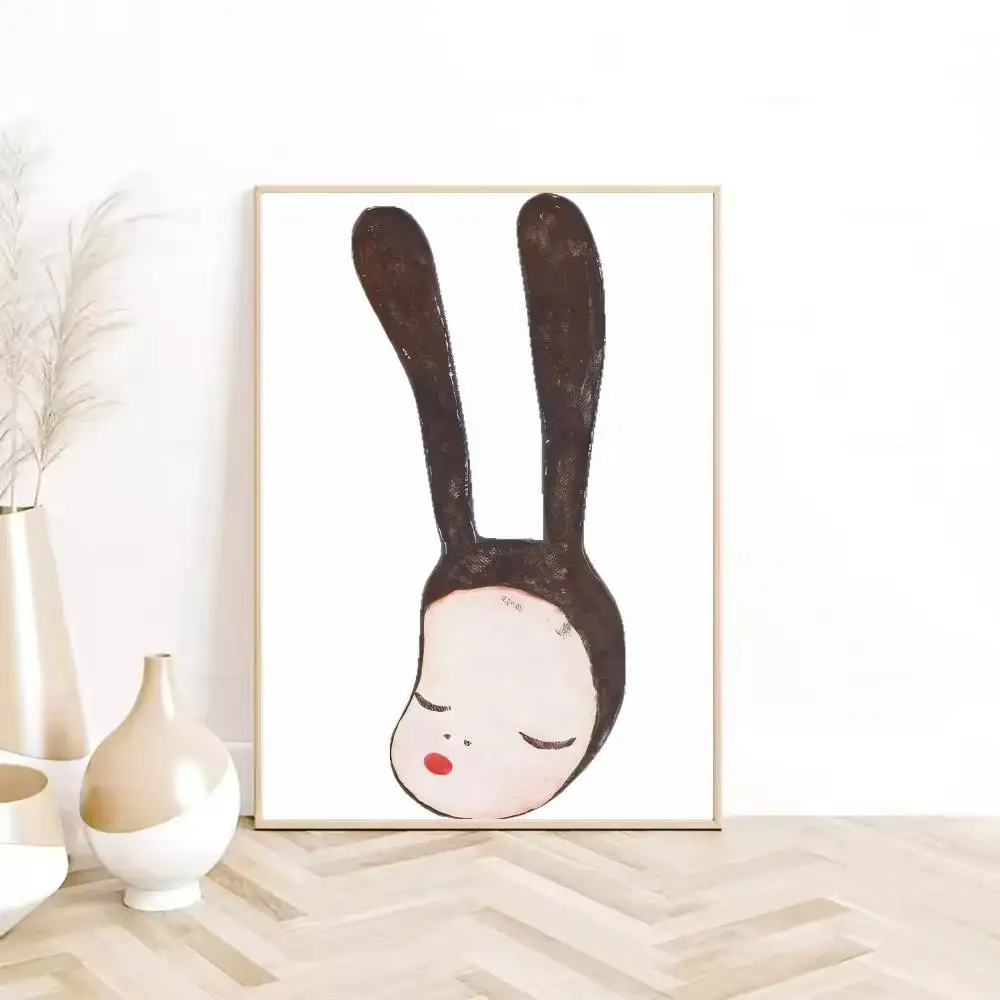 Plakat Yoshitomo Nara - melancholijna dziewczynka Wzór 2
