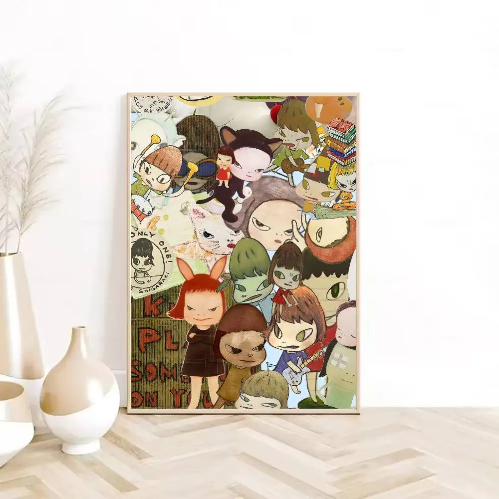 Plakat Yoshitomo Nara - melancholijna dziewczynka Wzór 4
