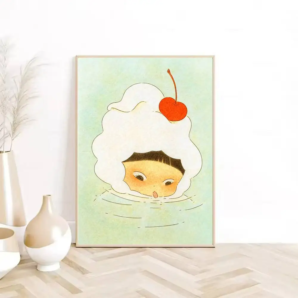 Plakat Yoshitomo Nara - melancholijna dziewczynka Wzór 6