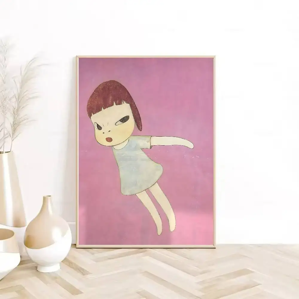 Plakat Yoshitomo Nara - melancholijna dziewczynka Wzór 7