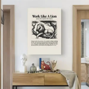 Plakat z Cytatami o Stylu Życia Burgundia