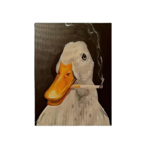 Plakat z kaczką - zabawna grafika Wzór 1
