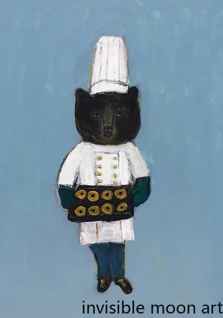 Plakat z zabawnymi kotami - DJ, gitarzysta Jasny