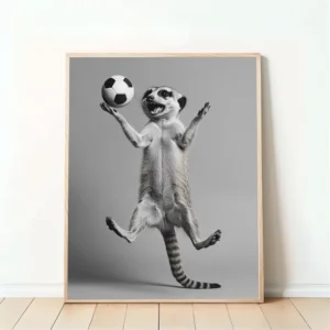 Plakat Zabawne Zwierzęta na Siłowni Fitness Wzór 1