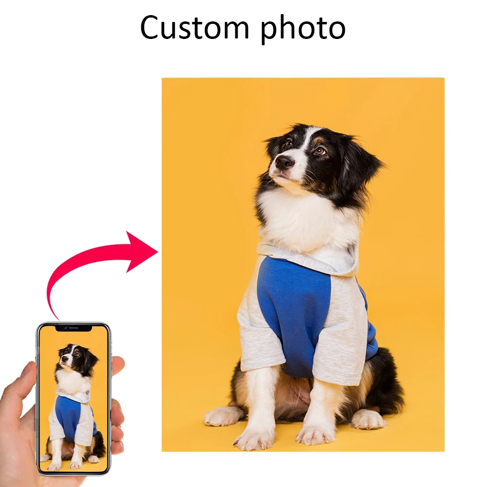 Plakat personalizowany ze zdjęcia z ramką Only canvas