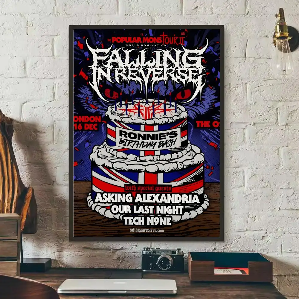 Plakat zespołu Falling in Reverse Czarny10