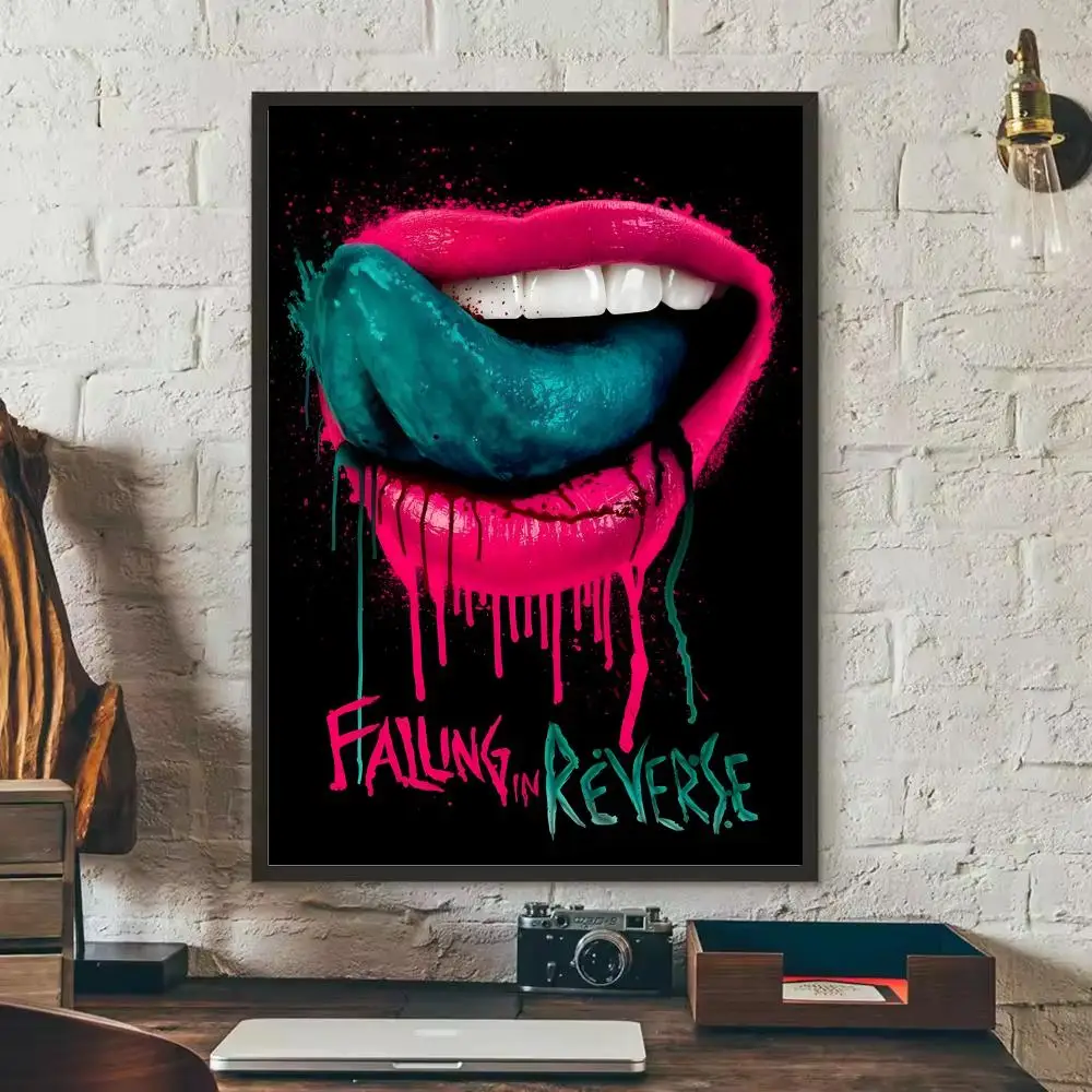 Plakat zespołu Falling in Reverse Czarny4
