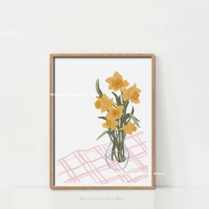 Plakat zielona roślina filodendron Wzór 1