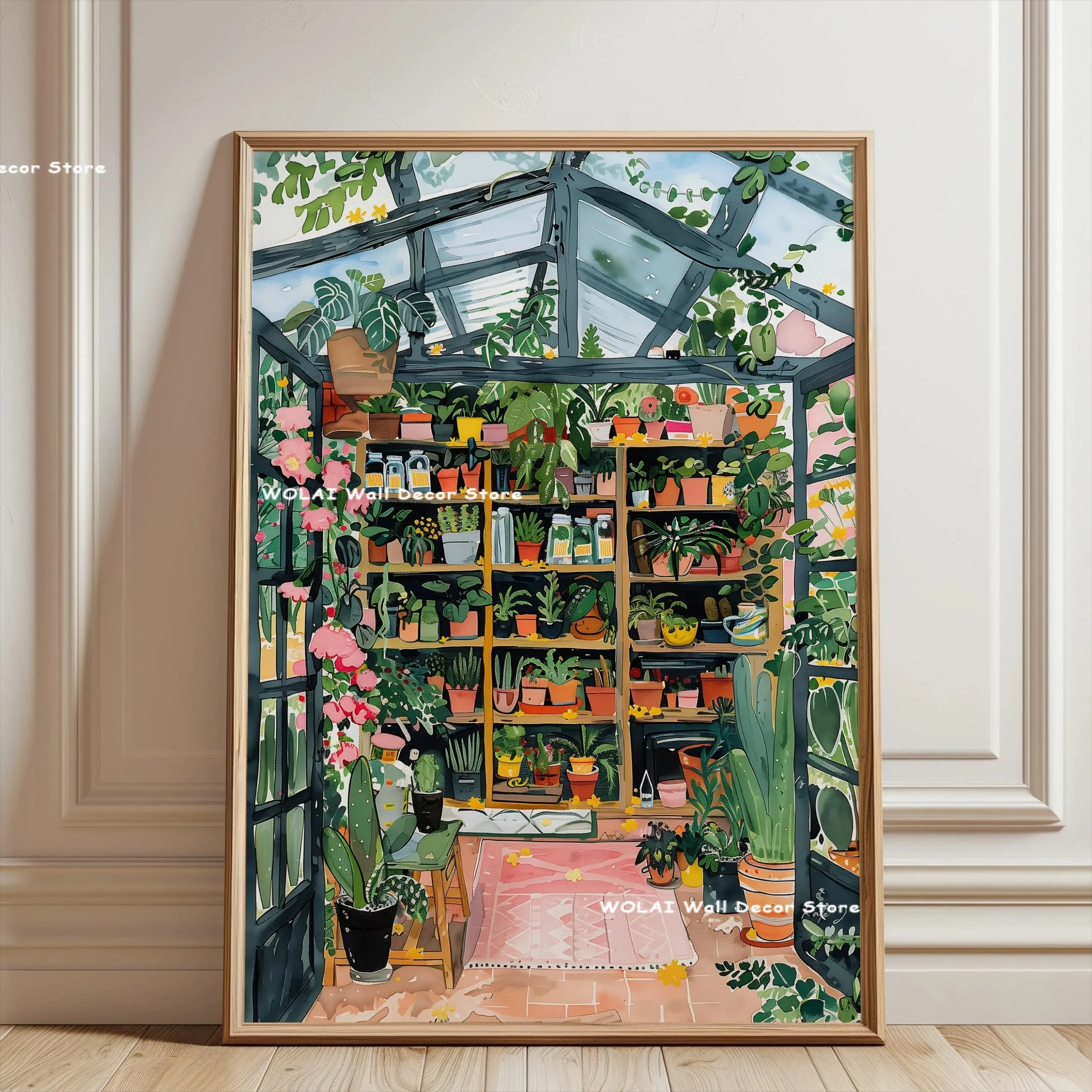 Plakat zielona roślina filodendron Wzór 7