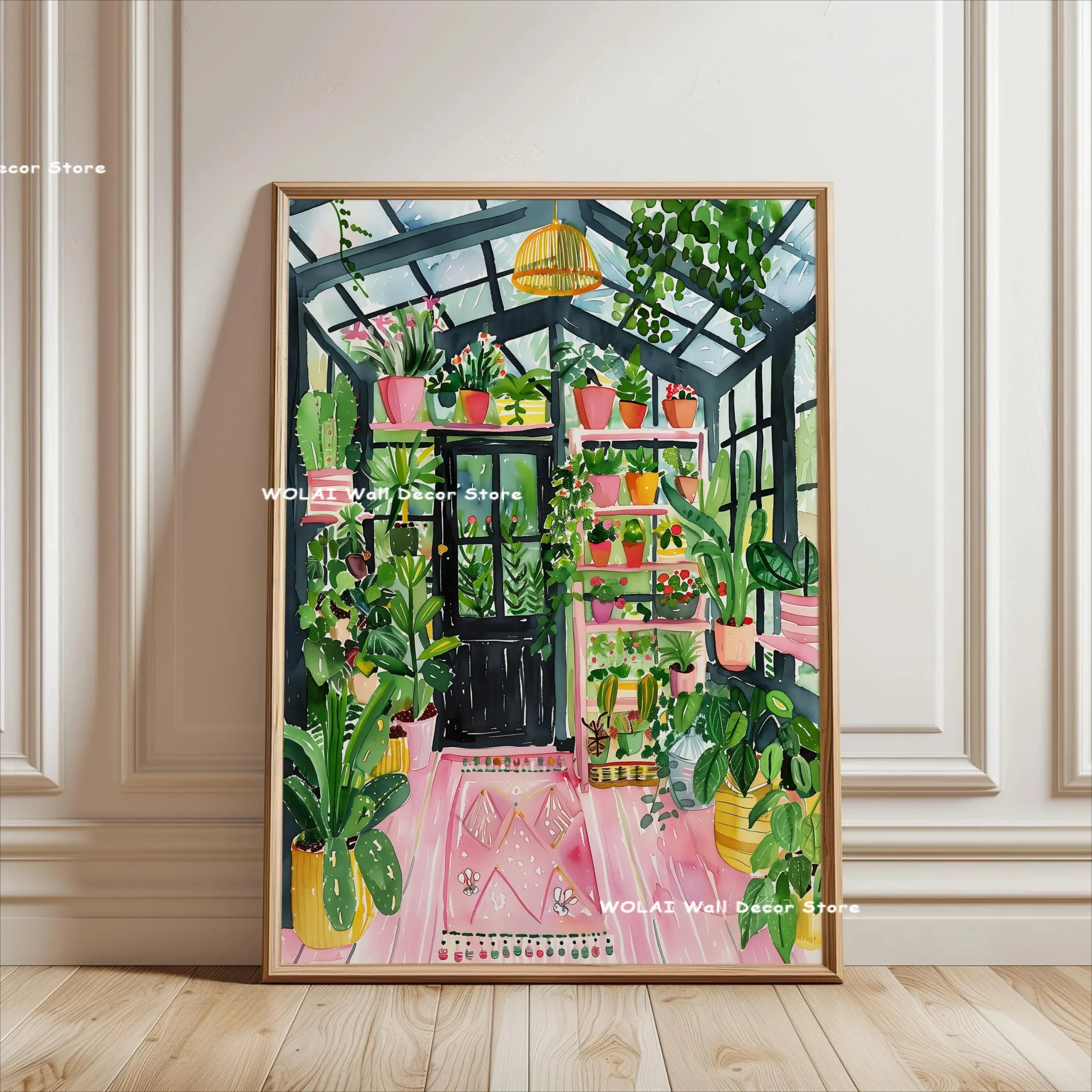 Plakat zielona roślina filodendron Wzór 8