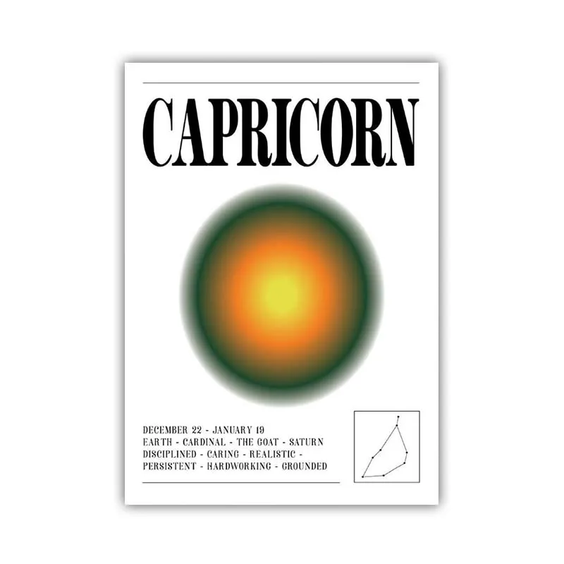 Plakat znak zodiaku Skorpion - astrologia Wzór 2