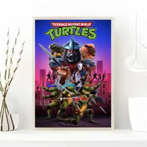 Plakat Wojownicze Żółwie Ninja Wzór 1