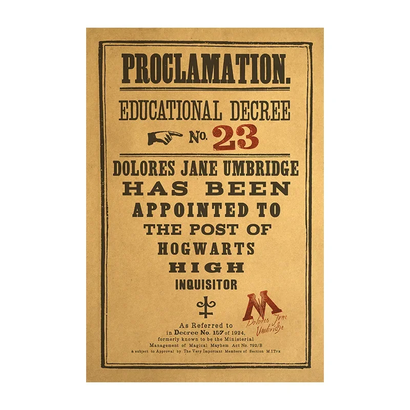 Plakaty filmowe Magiczna Szkoła - kolekcja grafik Wzór 6