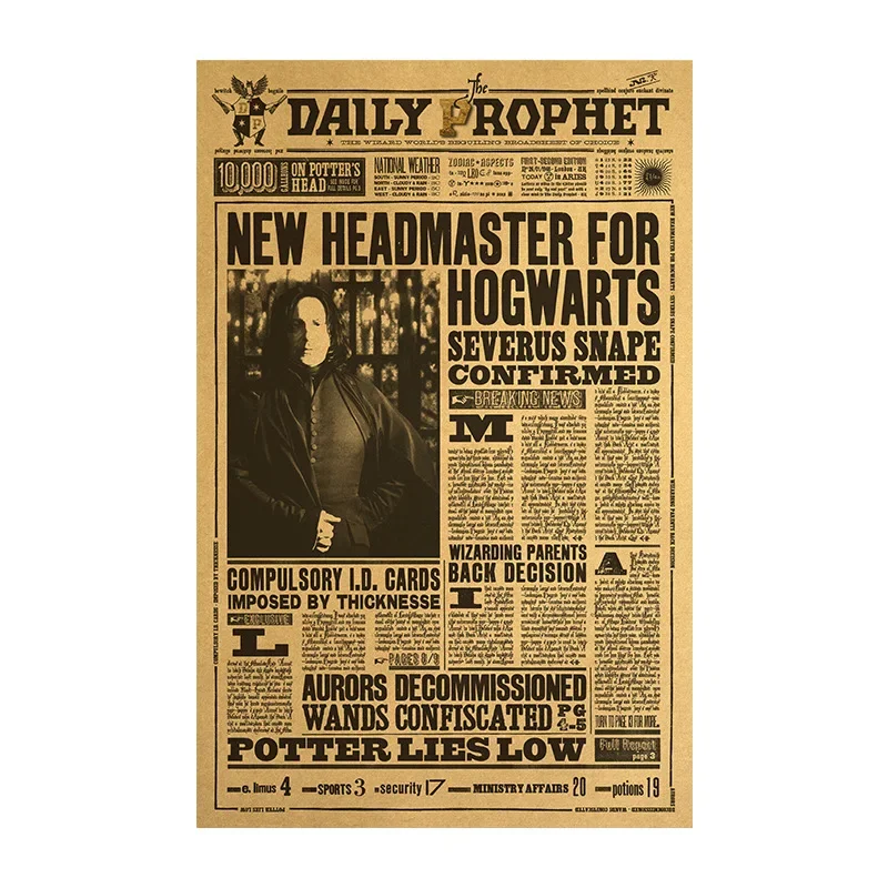 Plakaty filmowe Magiczna Szkoła - kolekcja grafik Wzór 8