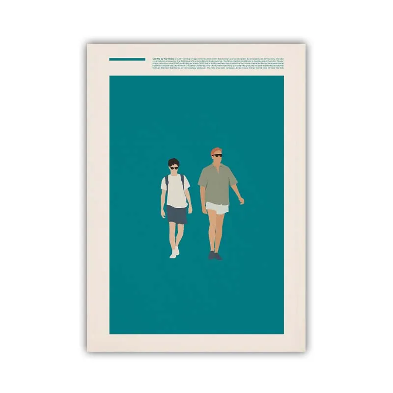 Plakaty filmowe - minimalistyczne kultowe filmy Wzór 8