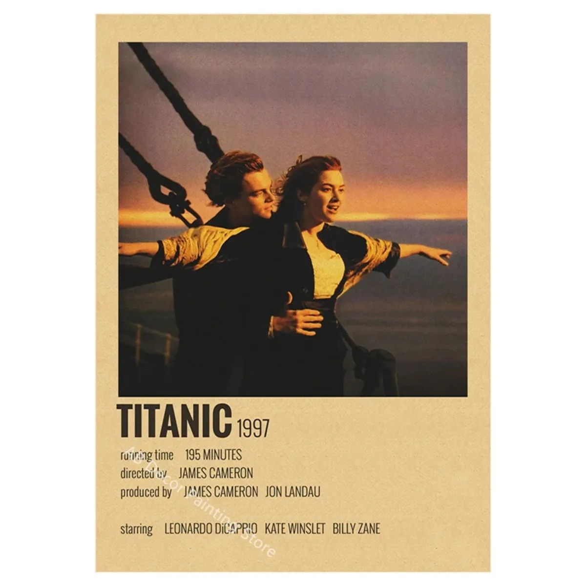 Kultowe plakaty filmowe retro - kolekcja Wzór 5