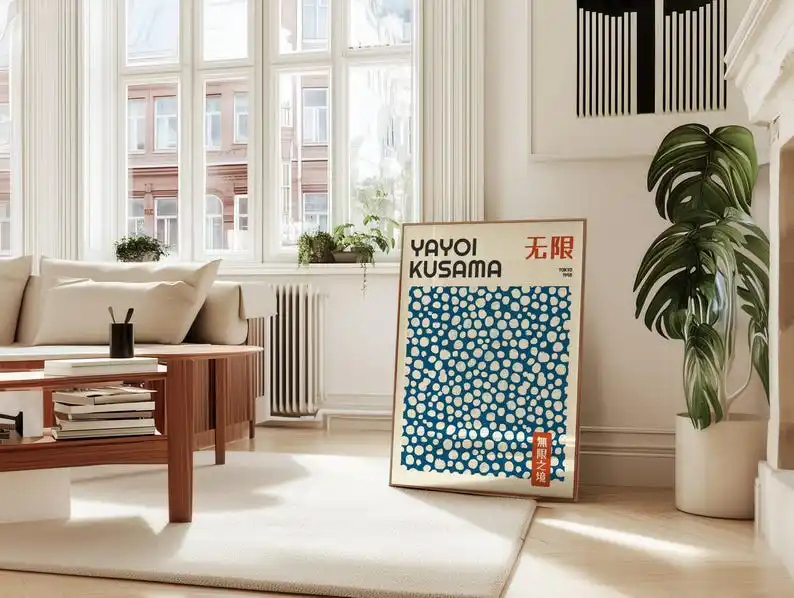 Plakaty roslinne Matisse i Kusama - zestaw na sciane Ct942