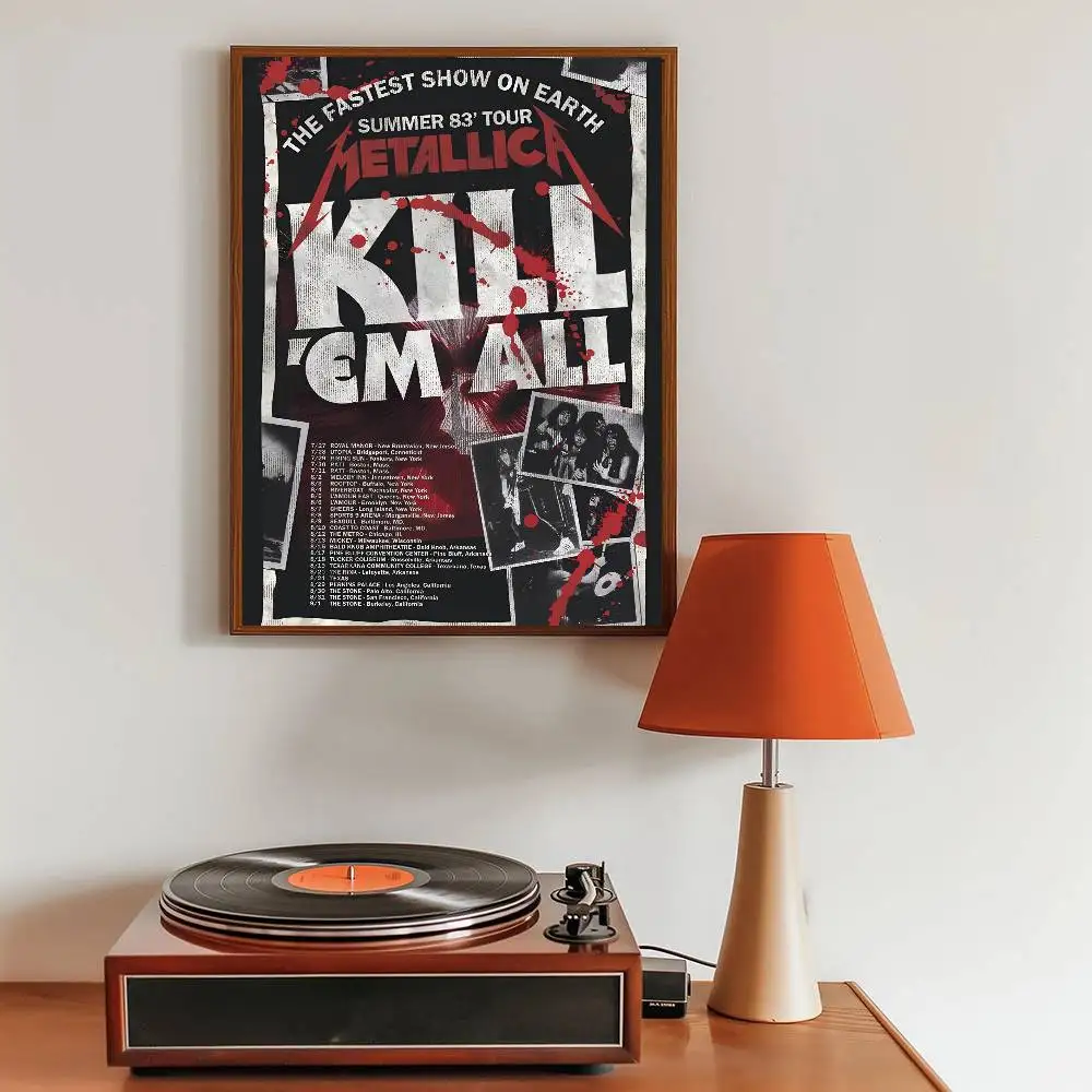 Samoprzylepny plakat artystyczny metallic Wzór 7