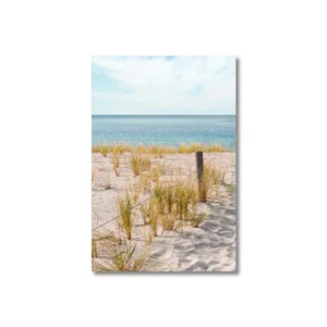 Tryptyk plakat morze i plaża nowoczesny pejzaż Wzór 1