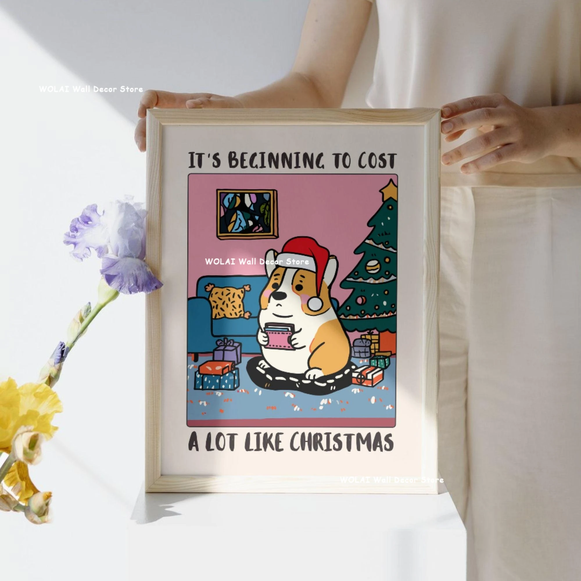 Zabawny plakat z gęsią do łazienki Wzór 1